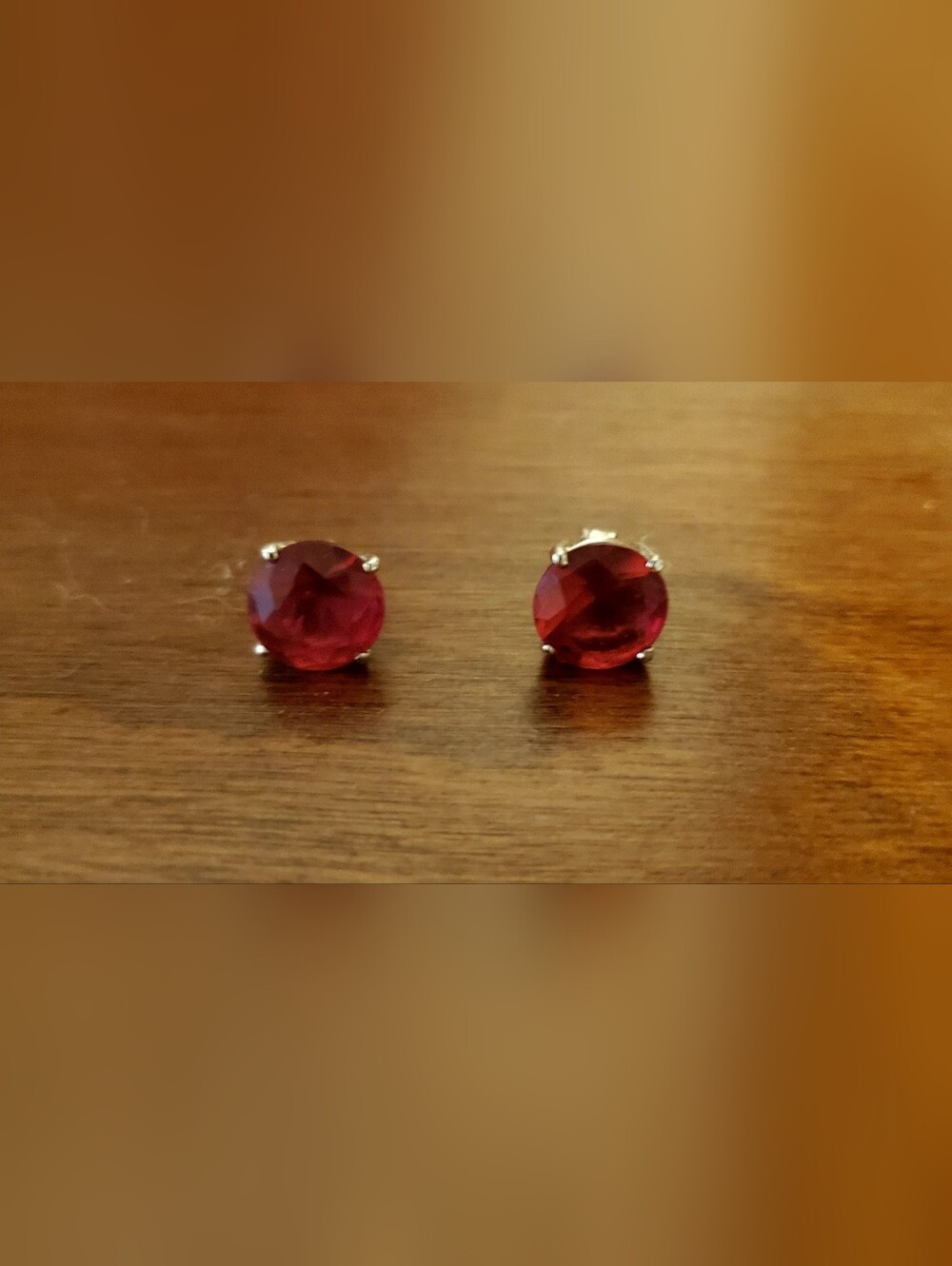 Crystal Megenta Errings